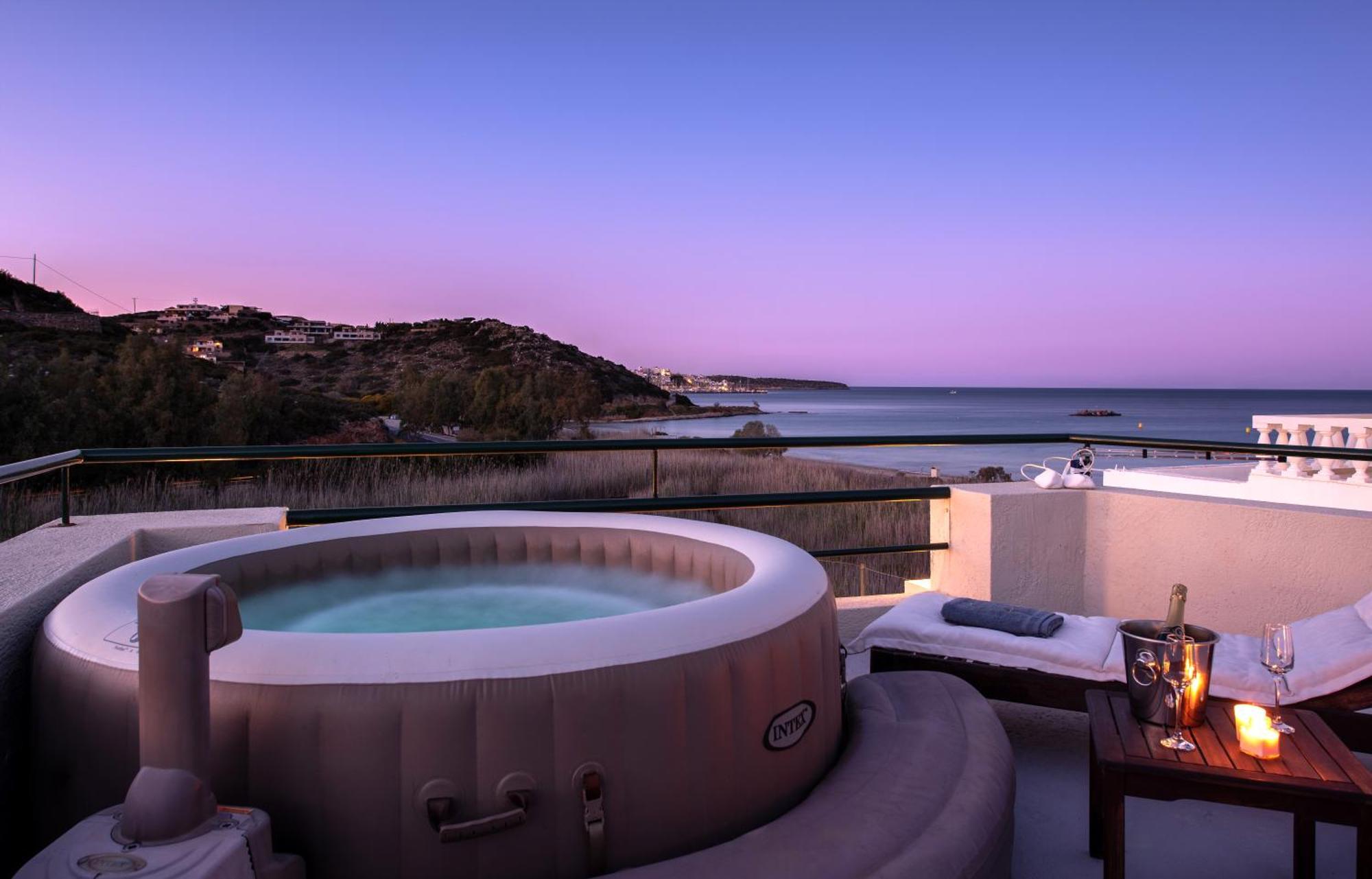 Coastal Dream Beachview Jacuzzi& Sauna Amoudara  Buitenkant foto