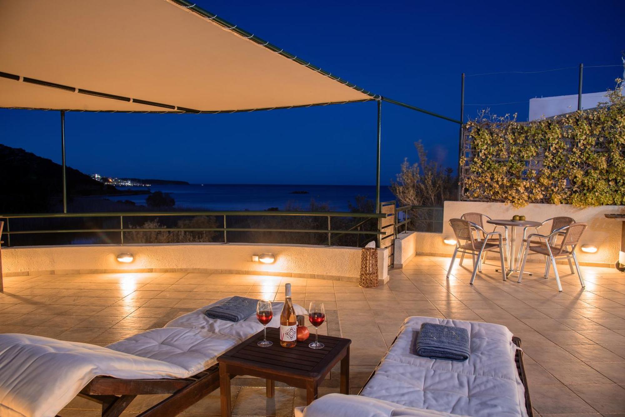 Coastal Dream Beachview Jacuzzi& Sauna Amoudara  Buitenkant foto