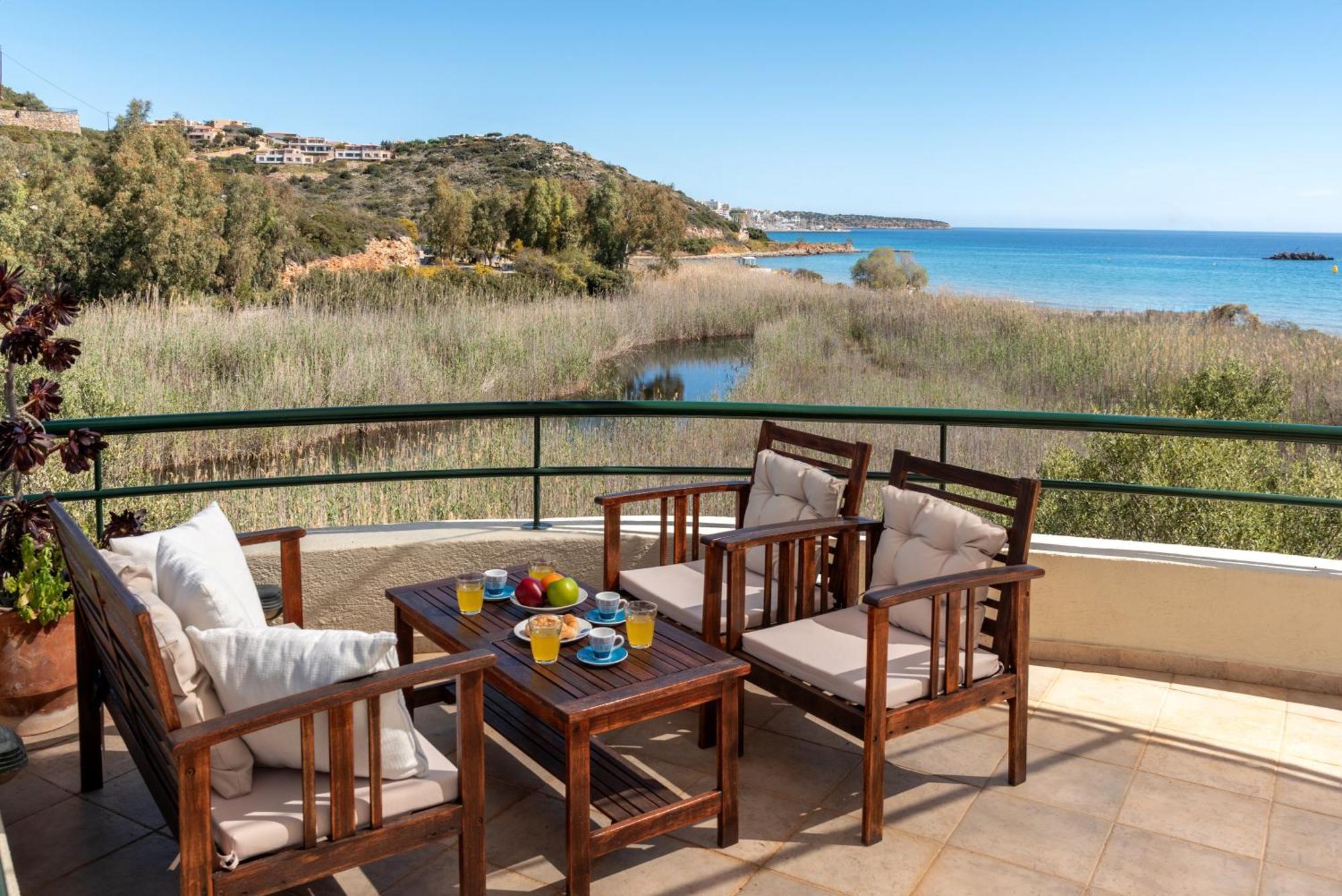 Coastal Dream Beachview Jacuzzi& Sauna Amoudara  Buitenkant foto