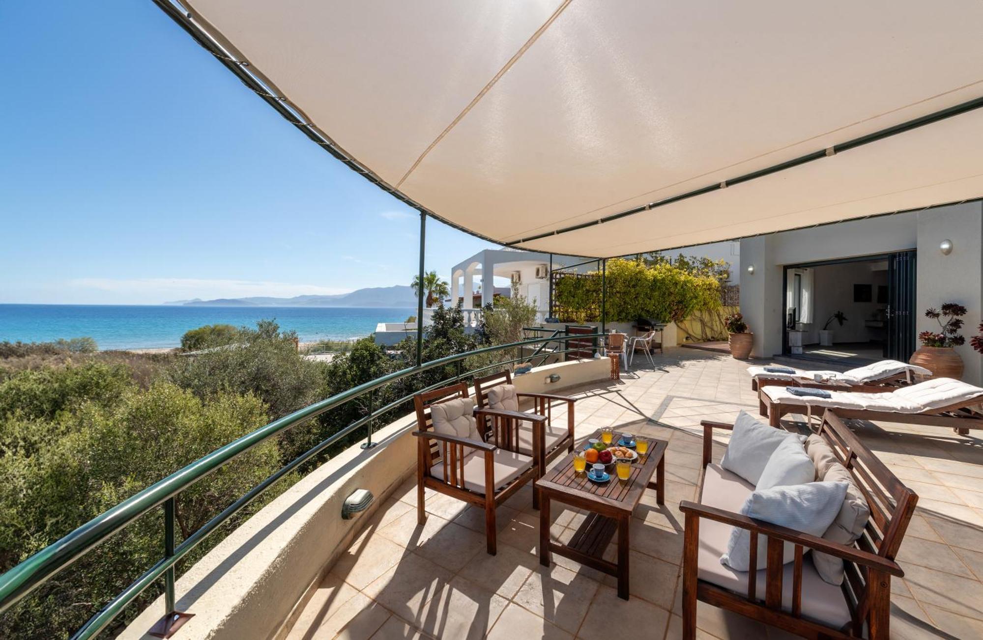 Coastal Dream Beachview Jacuzzi& Sauna Amoudara  Buitenkant foto