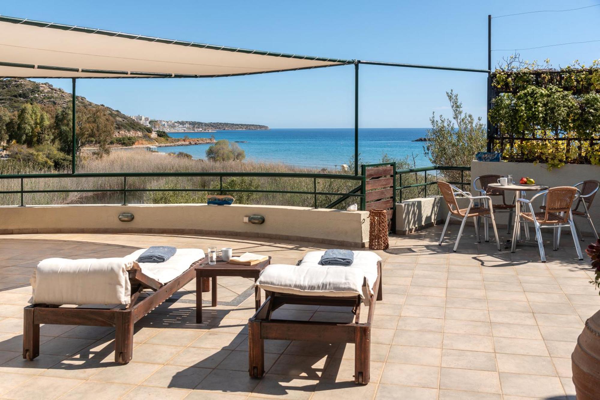 Coastal Dream Beachview Jacuzzi& Sauna Amoudara  Buitenkant foto