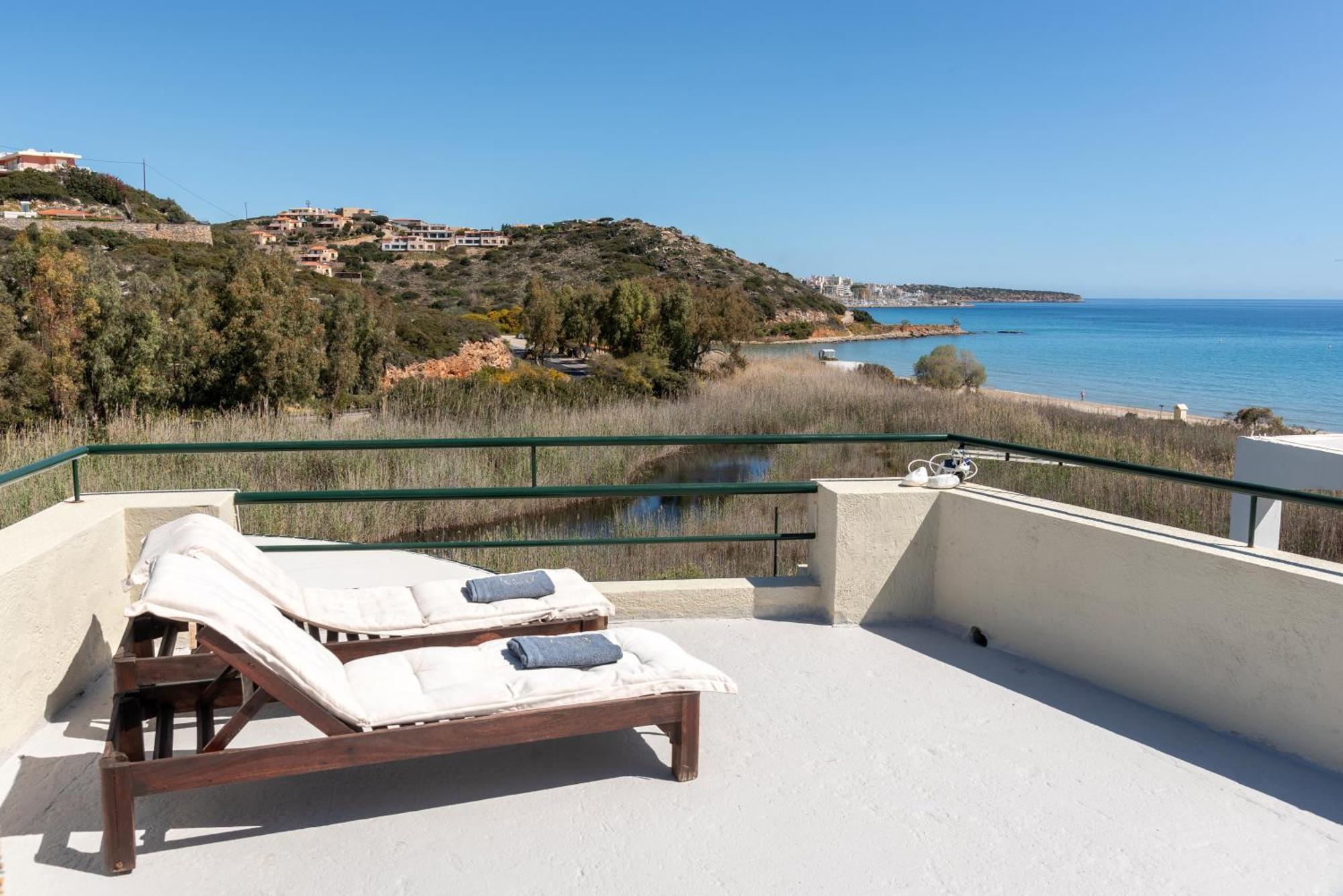Coastal Dream Beachview Jacuzzi& Sauna Amoudara  Buitenkant foto