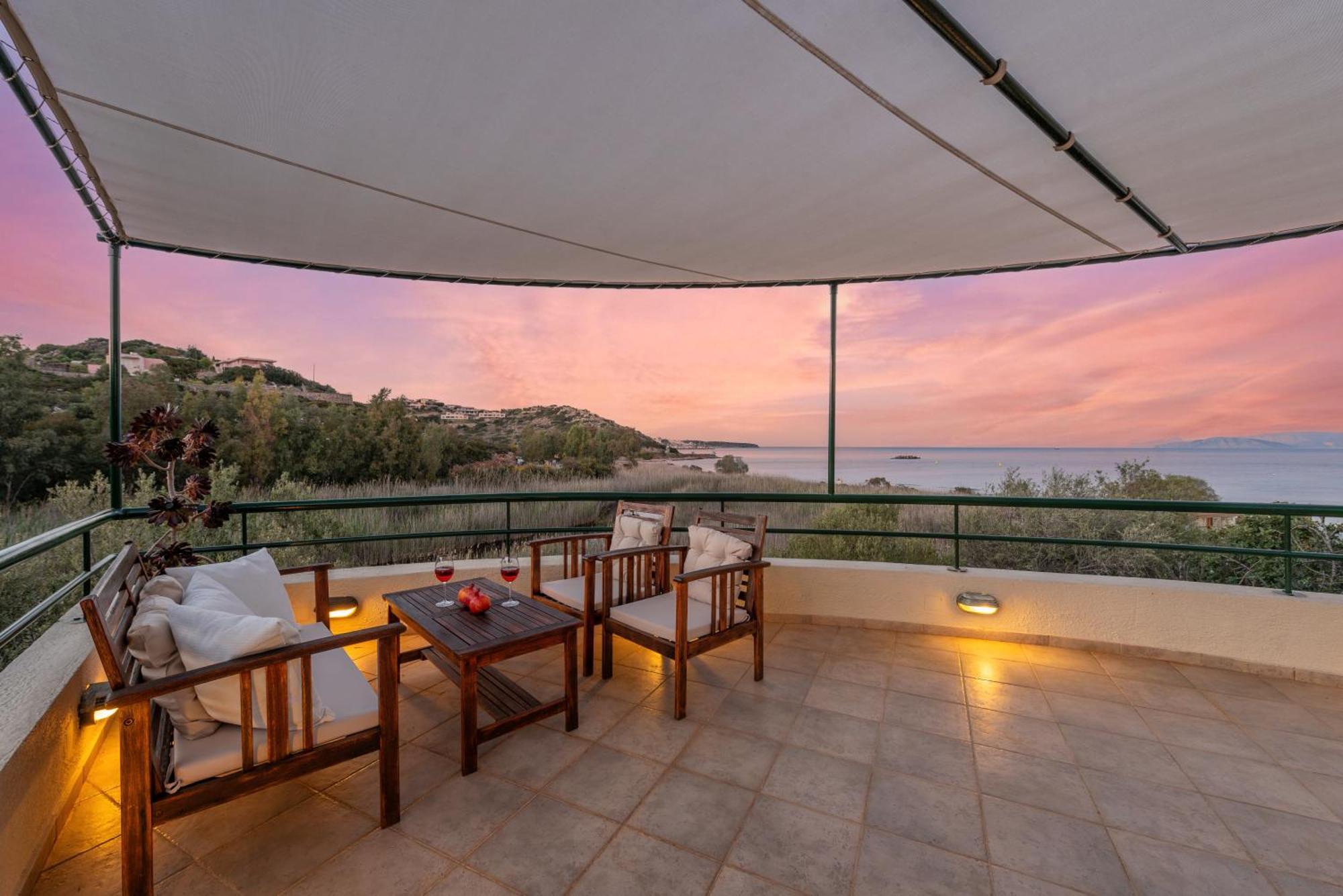 Coastal Dream Beachview Jacuzzi& Sauna Amoudara  Buitenkant foto