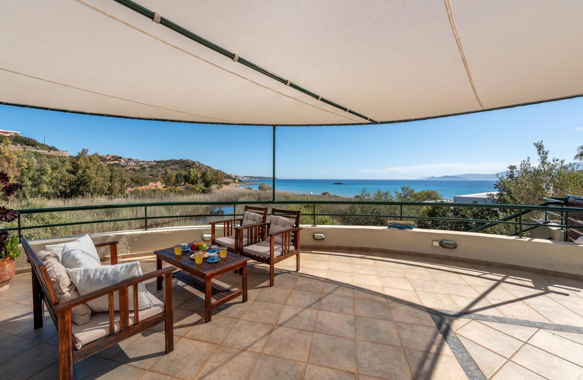 Coastal Dream Beachview Jacuzzi& Sauna Amoudara  Buitenkant foto