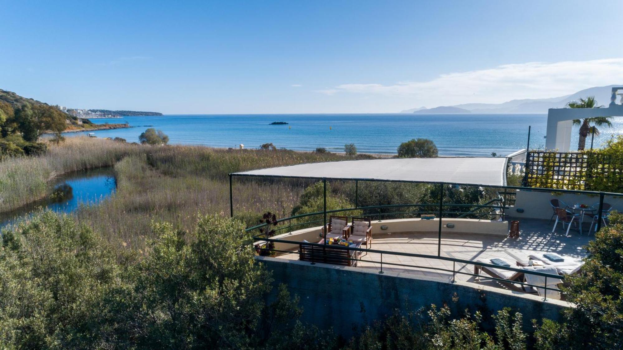 Coastal Dream Beachview Jacuzzi& Sauna Amoudara  Buitenkant foto