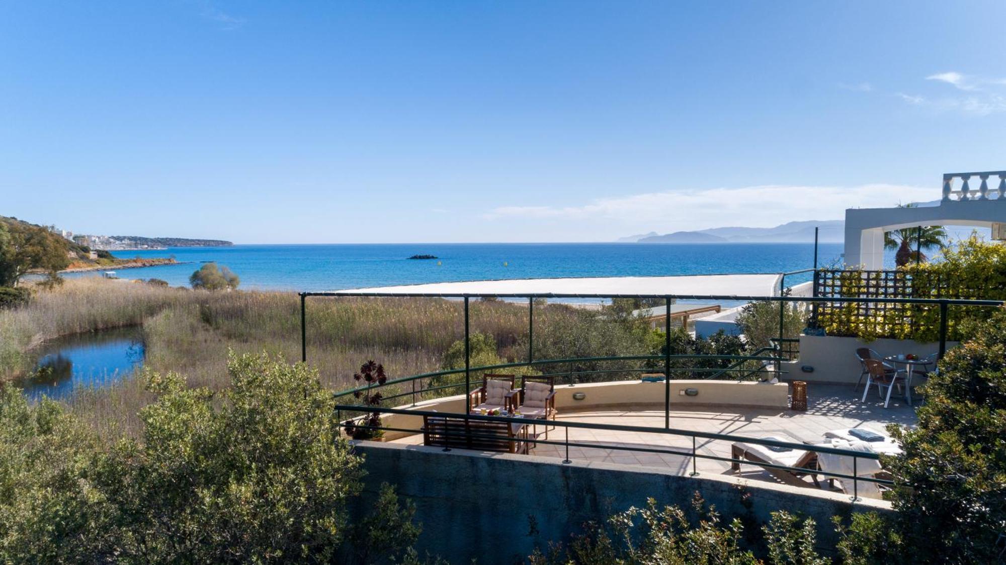 Coastal Dream Beachview Jacuzzi& Sauna Amoudara  Buitenkant foto