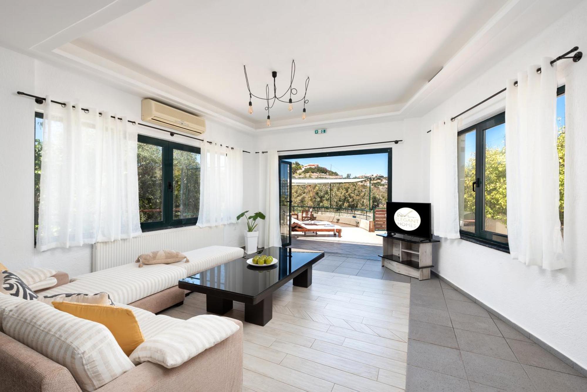 Coastal Dream Beachview Jacuzzi& Sauna Amoudara  Buitenkant foto