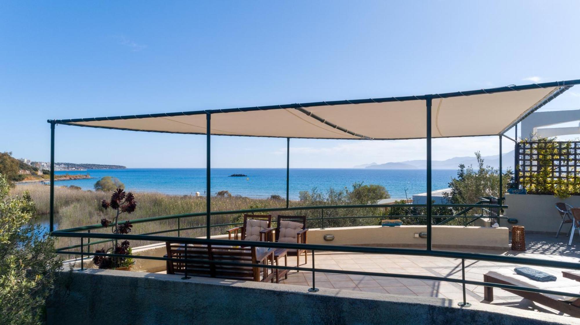 Coastal Dream Beachview Jacuzzi& Sauna Amoudara  Buitenkant foto