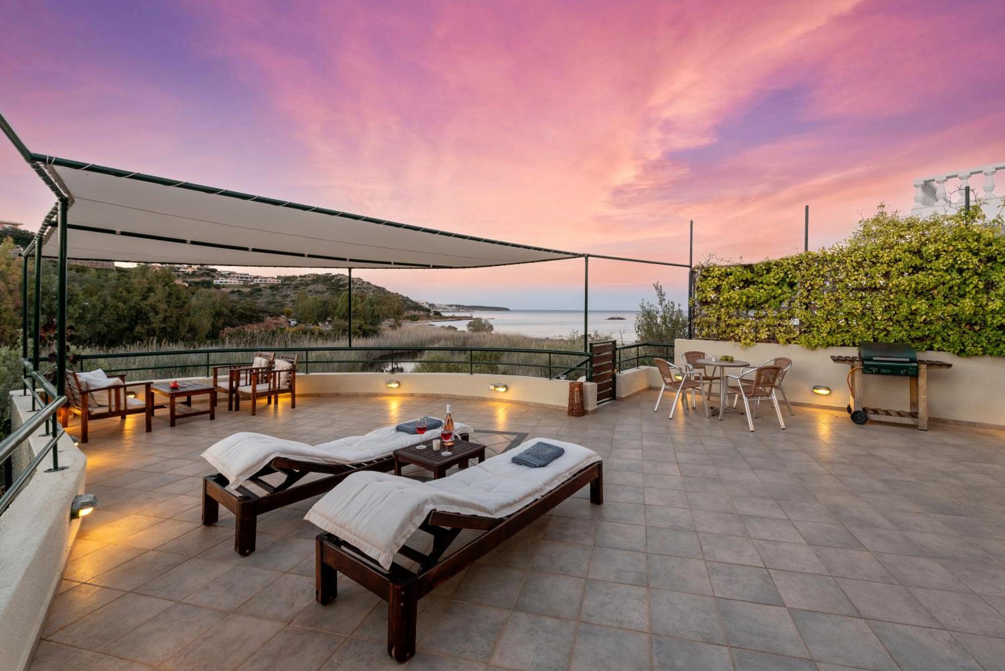 Coastal Dream Beachview Jacuzzi& Sauna Amoudara  Buitenkant foto
